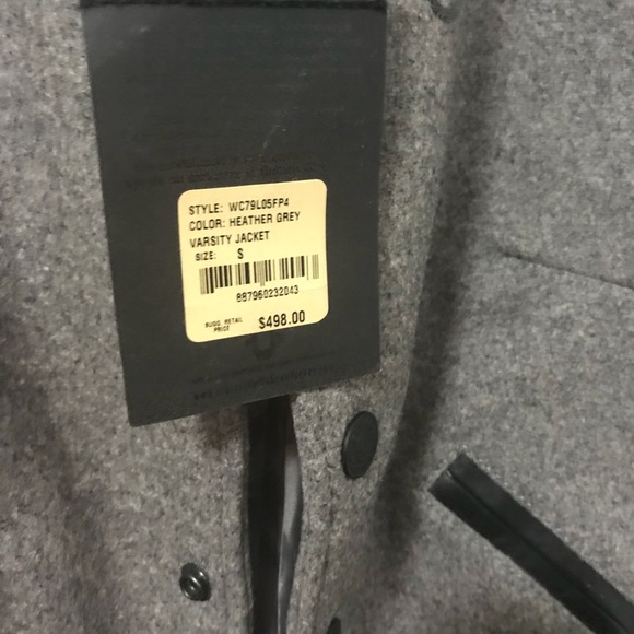 True Religion Heather Grey Varsity Jacket - Picture 8 of 8